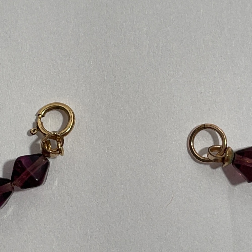 Vintage Amethyst Necklace - Picture 6 of 7